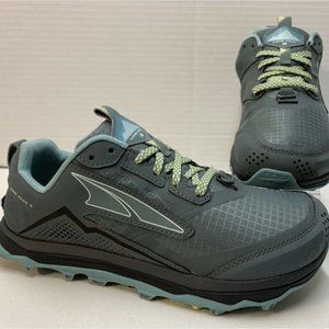 EUC Women's Altra Lone Peak 5 Trail Running Shoe Balsam Green 7.5